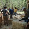 straw bale workshop site